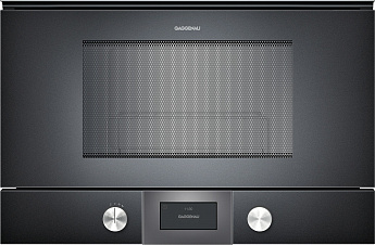 картинка Микроволновая печь встраиваемая Gaggenau BMP224100 антрацит  картинка Микроволновая печь встраиваемая Gaggenau BMP224100 антрацит