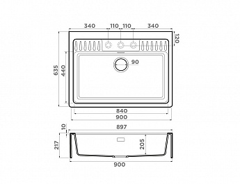 картинка Мойка Omoikiri KINOKAWA 90 