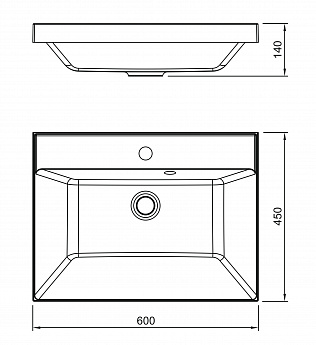картинка Раковина Florentina Астория 600 