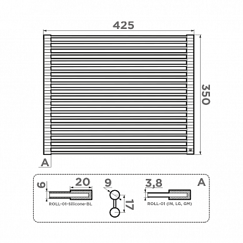 картинка Ролл-мат Omoikiri Roll-01 Lg 