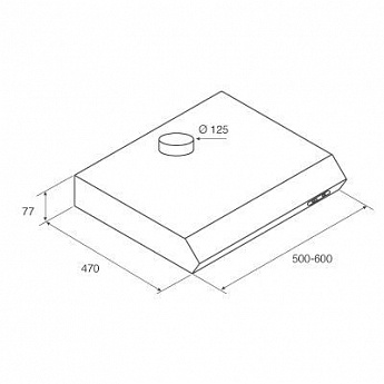 картинка Кухонная вытяжка Jetair LIGHT IX/F/50  