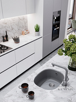 картинка Мойка для кухни Emar Quartz EMQ-1560.P  картинка Мойка для кухни Emar Quartz EMQ-1560.P