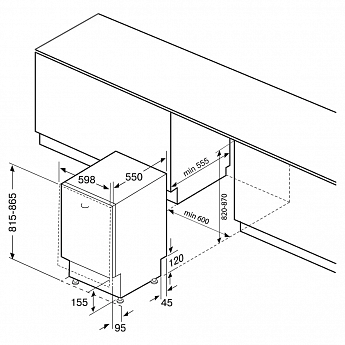 картинка Посудомоечная машина Krona WESPA 60 BI V2 
