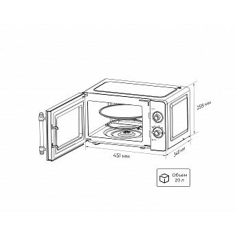 картинка Микроволновая печь Lex FSMO M.03 IV бежевый  картинка Микроволновая печь Lex FSMO M.03 IV бежевый