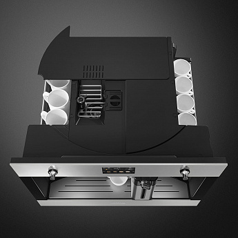 картинка Кофемашина Smeg CMS4303XRU  картинка Кофемашина Smeg CMS4303XRU