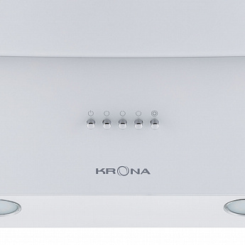картинка Кухонная вытяжка Krona INGA 600 WHITE PUSH BUTTON  картинка Кухонная вытяжка Krona INGA 600 WHITE PUSH BUTTON