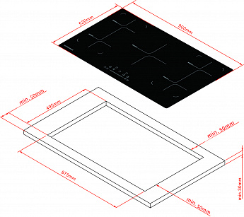 картинка Индукционная варочная панель Kuppersberg ICS 905  картинка Индукционная варочная панель Kuppersberg ICS 905
