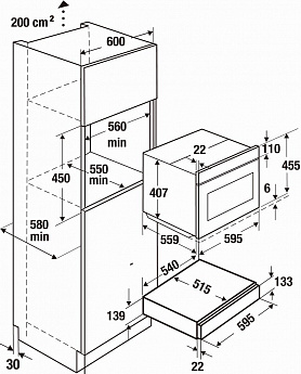 картинка Выдвижной ящик Kuppersbusch CSZ 6800.0 W3 Silver Chrome 