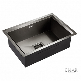картинка Кухонная мойка Emar Pvd EMB-129A PVD NANO DARK  картинка Кухонная мойка Emar Pvd EMB-129A PVD NANO DARK