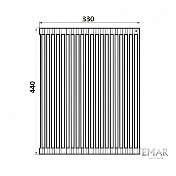 картинка Ролл-мат Emar Roll-4433.QS GOLD (квадратный пруток) 