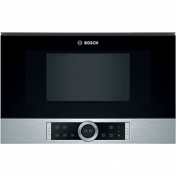 картинка Микроволновая печь встраиваемая Bosch BFL634GS1  картинка Микроволновая печь встраиваемая Bosch BFL634GS1