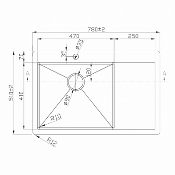 картинка Мойка для кухни Melana D7851HG-L PROFLINE золото  картинка Мойка для кухни Melana D7851HG-L PROFLINE золото