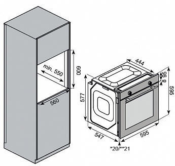 картинка Духовой шкаф Kuppersberg HF 609 BX  картинка Духовой шкаф Kuppersberg HF 609 BX
