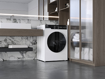 картинка Стиральная машина с паром Korting KWM 58ILS1297  картинка Стиральная машина с паром Korting KWM 58ILS1297