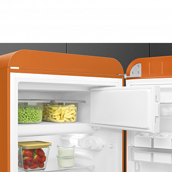 картинка Отдельностоящий холодильник Smeg FAB10ROR6 оранжевый  картинка Отдельностоящий холодильник Smeg FAB10ROR6 оранжевый