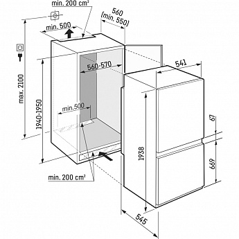 картинка Встраиваемый холодильник Liebherr ICBNSd 5623-20 001 