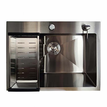 картинка Комплект мойка и смеситель Gerda 6045 S+SM.Satin 