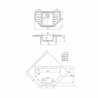 картинка Мойка для кухни Dr. Gans Smart ИРИС-800 