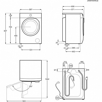 картинка Комплект AEG LFR83944OE+TR8394CDE 