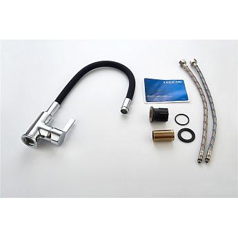 картинка Смеситель Ledeme L4898-2 черный 