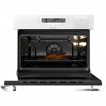 картинка Электрический духовой шкаф с функцией пароварки и СВЧ Hiberg MS-VM 5115 W SMART  картинка Электрический духовой шкаф с функцией пароварки и СВЧ Hiberg MS-VM 5115 W SMART