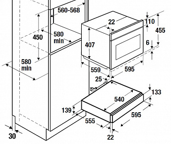 картинка Ящик для вакуумирования Kuppersbusch CSV 6800.0 W7 Copper 