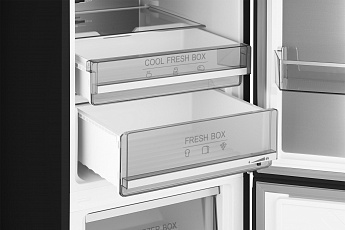 картинка Отдельностоящий холодильник Weissgauff WRK 2000 Premium Total NoFrost Black 