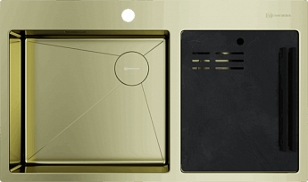 картинка Мойка для кухни Omoikiri Akisame 86-2 Side-LG 