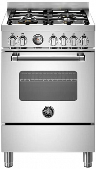 картинка Комбинированная кухонная плита Bertazzoni MAS64L1EXT нержавеющая сталь  картинка Комбинированная кухонная плита Bertazzoni MAS64L1EXT нержавеющая сталь