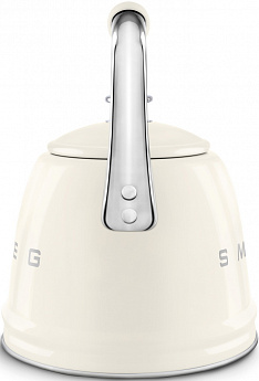 картинка Чайник со свистком Smeg WKF01CR кремовый 
