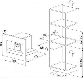 картинка Кофемашина Franke FMY 45 CM BK 