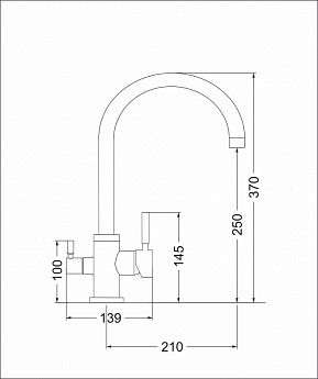картинка Смеситель Emar ECB - 3007 PVD  картинка Смеситель Emar ECB - 3007 PVD