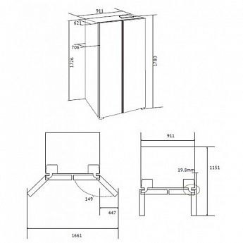 картинка Холодильник Kuppersberg RFSN 1891 X  картинка Холодильник Kuppersberg RFSN 1891 X