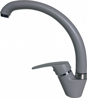 картинка Смеситель Gerdamix ROSADO высокий темно-серый (GE) 