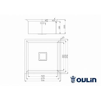 картинка Мойка для кухни Oulin OL-FU114  картинка Мойка для кухни Oulin OL-FU114