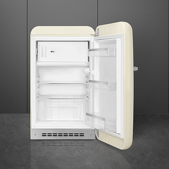 картинка Отдельностоящий холодильник Smeg FAB10RCR6 кремовый  картинка Отдельностоящий холодильник Smeg FAB10RCR6 кремовый