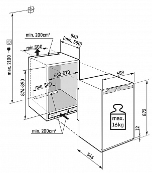 картинка Встраиваемый холодильник Liebherr IRE 3901-22 001 