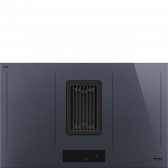 картинка Варочная панель с вытяжкой Smeg HOBD182DG Neptune Grey   картинка Варочная панель с вытяжкой Smeg HOBD182DG Neptune Grey