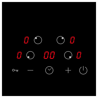 картинка Индукционная варочная панель Korting HI 64013 B 