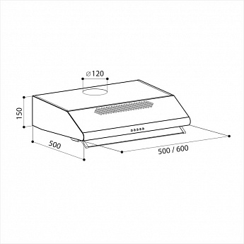 картинка Кухонная вытяжка Lex SIMPLE 2M 600 INOX  картинка Кухонная вытяжка Lex SIMPLE 2M 600 INOX