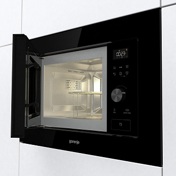 картинка Микроволновая печь Gorenje BM201AG1BG черный  картинка Микроволновая печь Gorenje BM201AG1BG черный