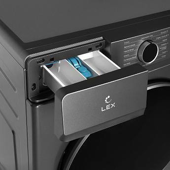 картинка Стиральная машина с сушкой Lex LWM12812GRID  картинка Стиральная машина с сушкой Lex LWM12812GRID