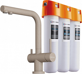 картинка Смеситель  Omoikiri PURE DROP LITE + NAGANO-P  картинка Смеситель  Omoikiri PURE DROP LITE + NAGANO-P