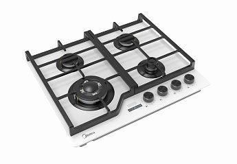 картинка Газовая варочная панель Midea MG697TTGW белая 