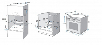 картинка Электрический духовой шкаф Kuppersberg HT 612 BX  картинка Электрический духовой шкаф Kuppersberg HT 612 BX