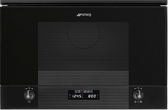 картинка Микроволновая печь Smeg MP122B3  картинка Микроволновая печь Smeg MP122B3