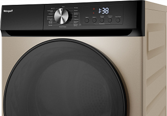 картинка Сушильная машина Weissgauff WD 6010 Heat Pump Champagne 