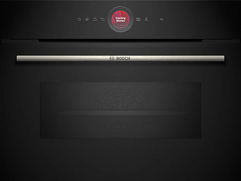картинка Электрический духовой шкаф с функцией СВЧ Bosch CMG7241B1 черный 