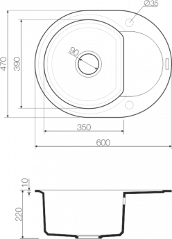картинка Мойка для кухни Omoikiri SAKAIME-60E 