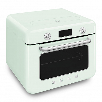 картинка Мини-печь с паром Smeg COF01PGEU постельный зеленый  картинка Мини-печь с паром Smeg COF01PGEU постельный зеленый